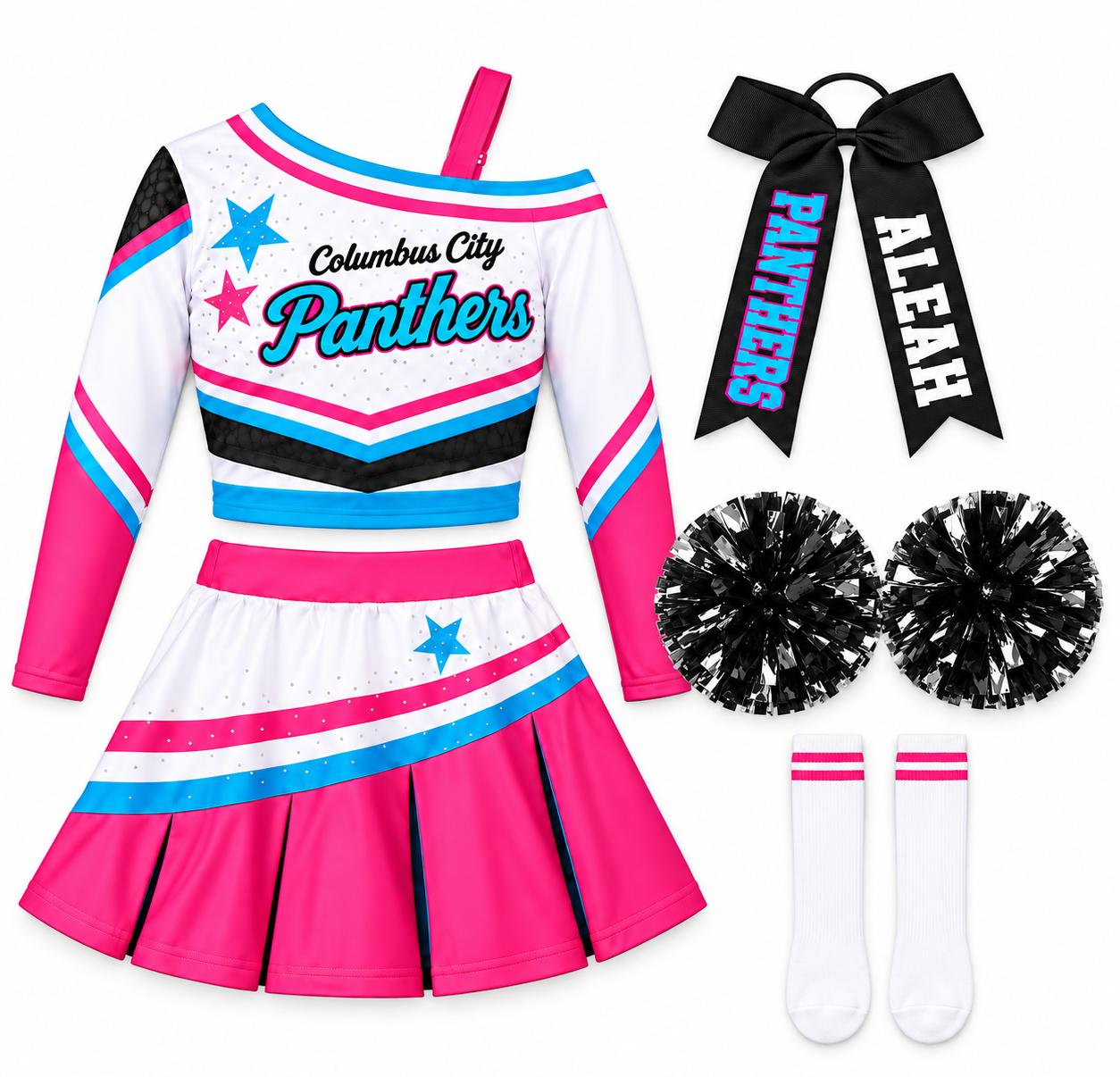 Official Cheerleading Uniform Set